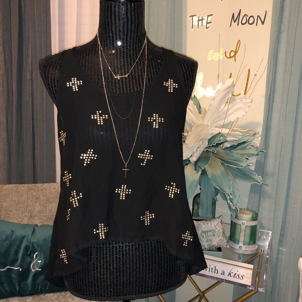Black | Cross Top